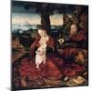 The Rest on the Flight into Egypt, 16th Century-Bernaert Van Orley-Mounted Giclee Print