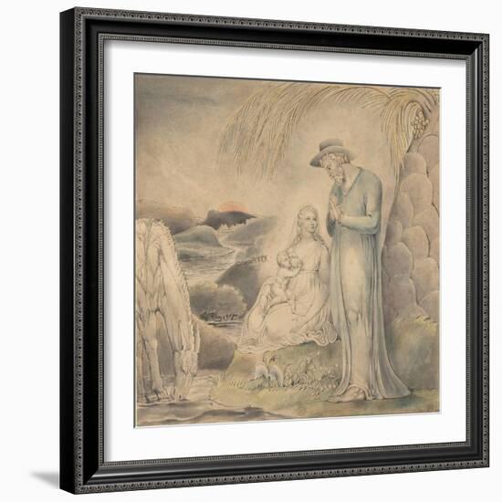 The Rest on the Flight into Egypt, 1806-William Blake-Framed Giclee Print