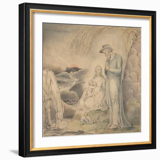 The Rest on the Flight into Egypt, 1806-William Blake-Framed Giclee Print