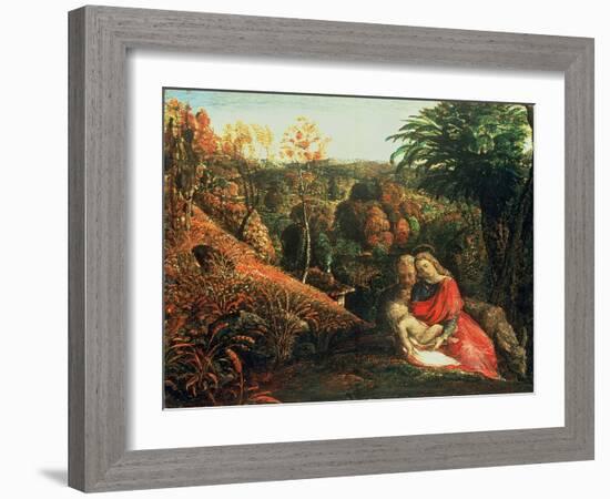 The Rest on the Flight into Egypt, 19th Century-Samuel Palmer-Framed Giclee Print