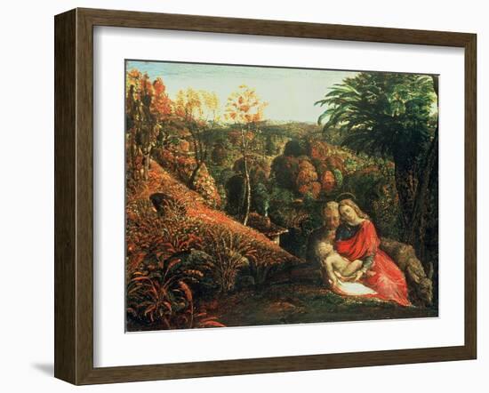 The Rest on the Flight into Egypt, 19th Century-Samuel Palmer-Framed Giclee Print