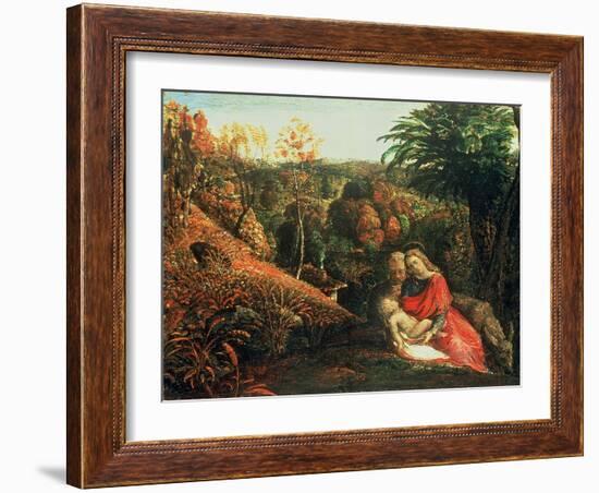 The Rest on the Flight into Egypt, 19th Century-Samuel Palmer-Framed Giclee Print