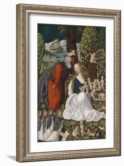 The Rest on the Flight into Egypt, C. 1510-null-Framed Giclee Print