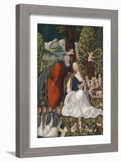 The Rest on the Flight into Egypt, C. 1510-null-Framed Giclee Print