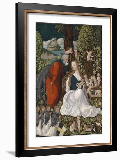 The Rest on the Flight into Egypt, C. 1510-null-Framed Giclee Print