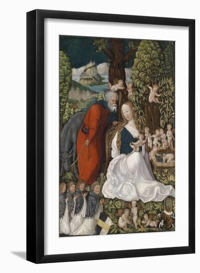 The Rest on the Flight into Egypt, C. 1510-null-Framed Giclee Print