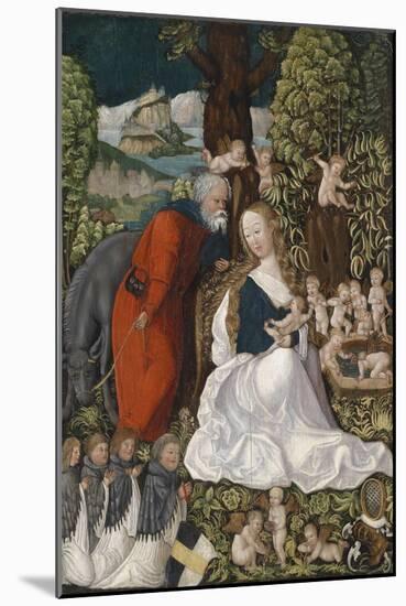 The Rest on the Flight into Egypt, C. 1510-null-Mounted Giclee Print