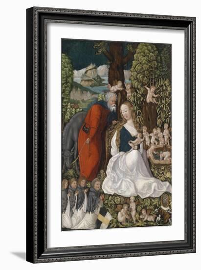 The Rest on the Flight into Egypt, C. 1510-null-Framed Giclee Print