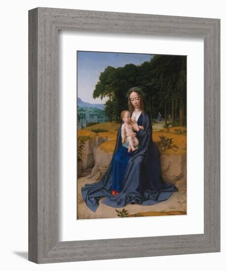 The Rest on the Flight into Egypt, c.1512–15-Gerard David-Framed Giclee Print