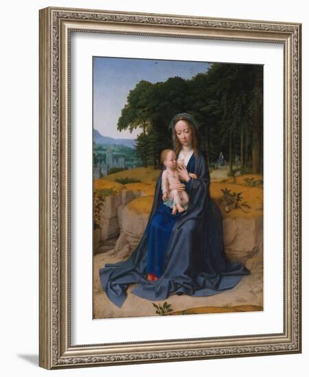 The Rest on the Flight into Egypt, c.1512–15-Gerard David-Framed Giclee Print