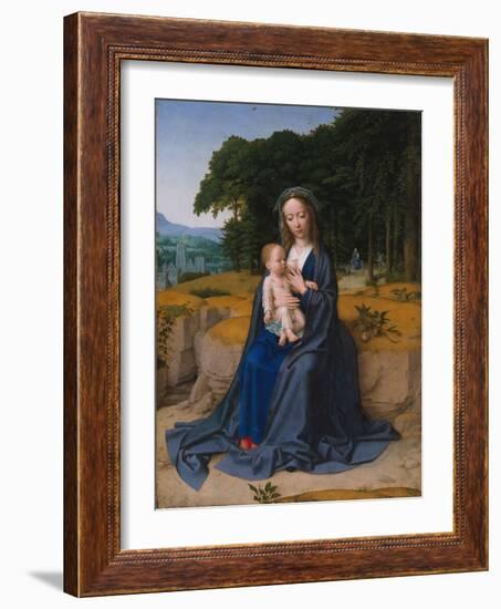 The Rest on the Flight into Egypt, c.1512–15-Gerard David-Framed Giclee Print