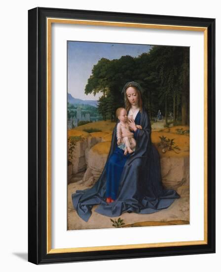 The Rest on the Flight into Egypt, c.1512–15-Gerard David-Framed Giclee Print