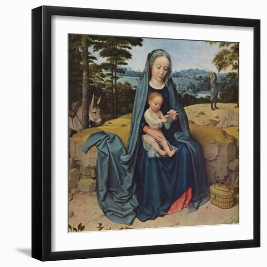 'The Rest on the Flight into Egypt', c1510-Gerard David-Framed Giclee Print