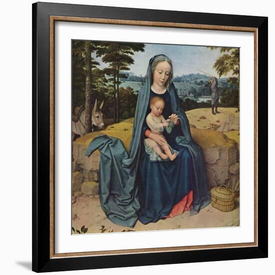 'The Rest on the Flight into Egypt', c1510-Gerard David-Framed Giclee Print