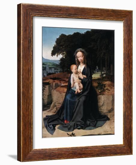 The Rest on the Flight into Egypt, C1512-1515-Gerard David-Framed Giclee Print