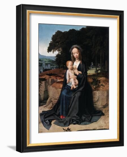 The Rest on the Flight into Egypt, C1512-1515-Gerard David-Framed Giclee Print