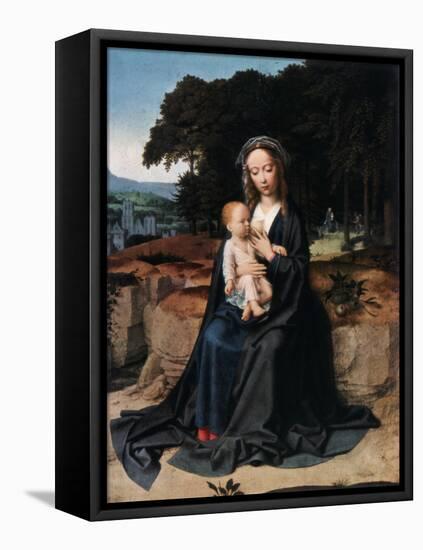 The Rest on the Flight into Egypt, C1512-1515-Gerard David-Framed Premier Image Canvas