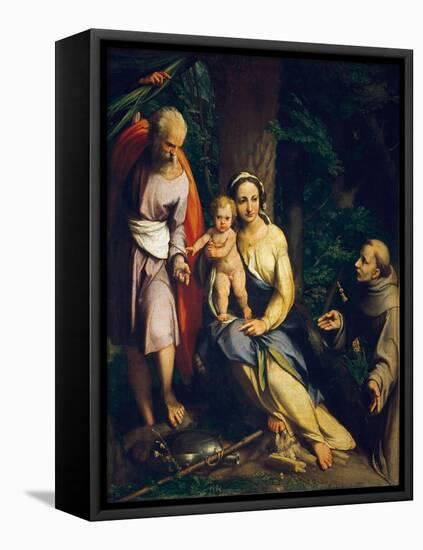 The Rest on the Flight into Egypt-Correggio-Framed Premier Image Canvas