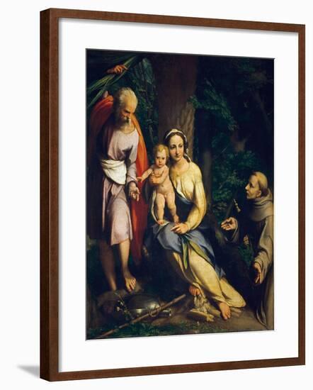 The Rest on the Flight into Egypt-Correggio-Framed Giclee Print