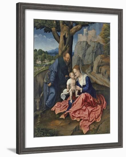 The Rest on the Flight into Egypt-Bernaert Van Orley-Framed Giclee Print