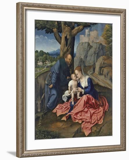 The Rest on the Flight into Egypt-Bernaert Van Orley-Framed Giclee Print