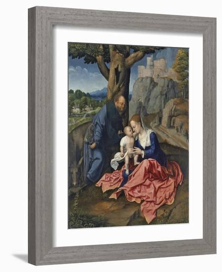 The Rest on the Flight into Egypt-Bernaert Van Orley-Framed Giclee Print