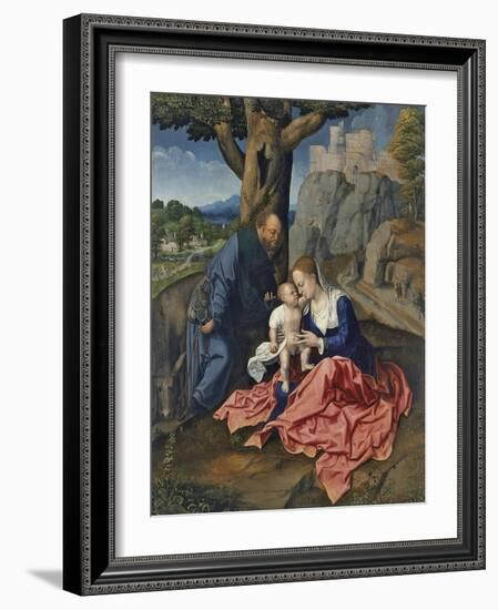 The Rest on the Flight into Egypt-Bernaert Van Orley-Framed Giclee Print