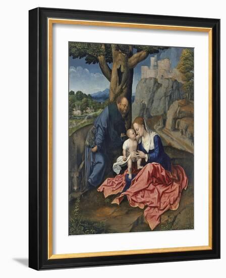 The Rest on the Flight into Egypt-Bernaert Van Orley-Framed Giclee Print