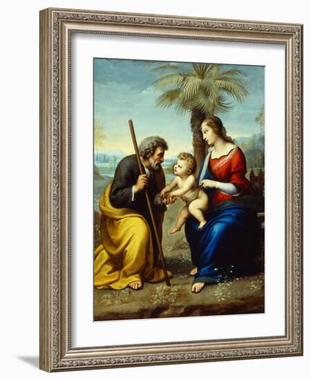 The Rest on the Flight into Egypt-Raphael-Framed Giclee Print