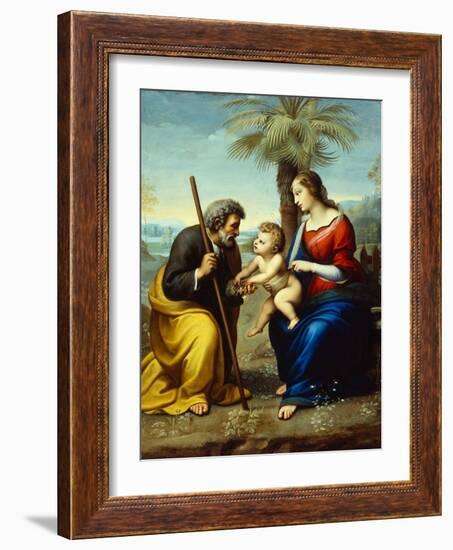 The Rest on the Flight into Egypt-Raphael-Framed Giclee Print