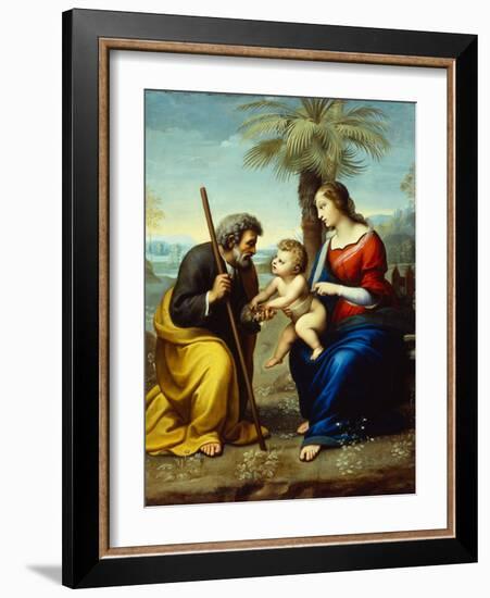 The Rest on the Flight into Egypt-Raphael-Framed Giclee Print