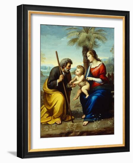 The Rest on the Flight into Egypt-Raphael-Framed Giclee Print