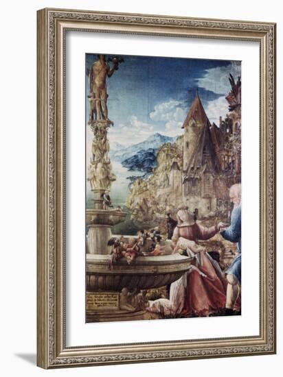 The Rest on the Flight to Egypt-Albrecht Altdorfer-Framed Giclee Print