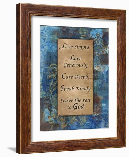 The Rest To God Winter Rain-Smith Haynes-Framed Art Print