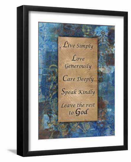 The Rest To God Winter Rain-Smith Haynes-Framed Art Print