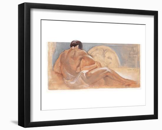 the Rest-Talantbek Chekirov-Framed Art Print