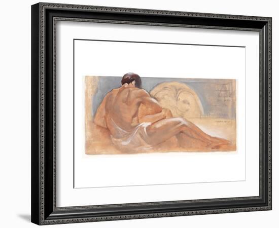 the Rest-Talantbek Chekirov-Framed Art Print