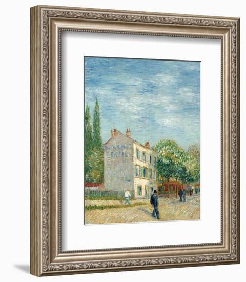 The Restaurant Rispal in Asnières, 1887-Vincent van Gogh-Framed Art Print