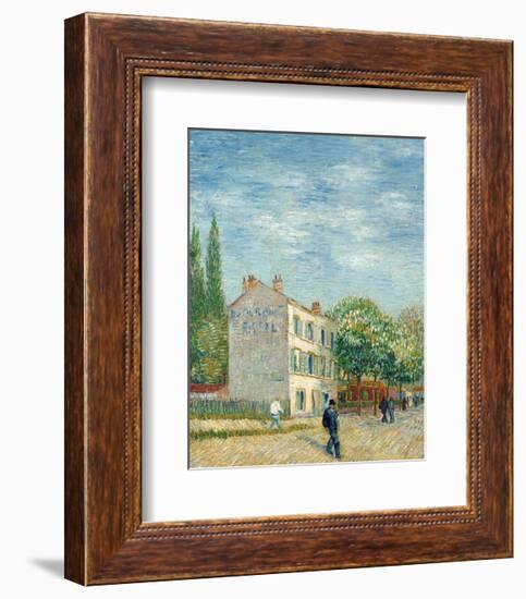 The Restaurant Rispal in Asnières, 1887-Vincent van Gogh-Framed Art Print