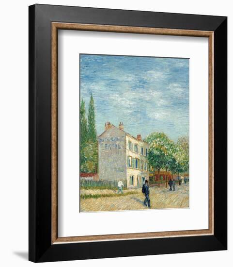 The Restaurant Rispal in Asnières, 1887-Vincent van Gogh-Framed Art Print