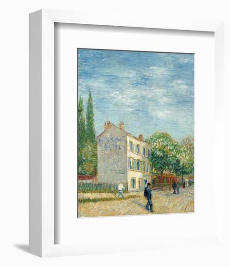 The Restaurant Rispal in Asnières, 1887-Vincent van Gogh-Framed Art Print