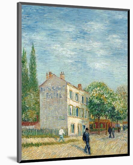 The Restaurant Rispal in Asnières, 1887-Vincent van Gogh-Mounted Art Print