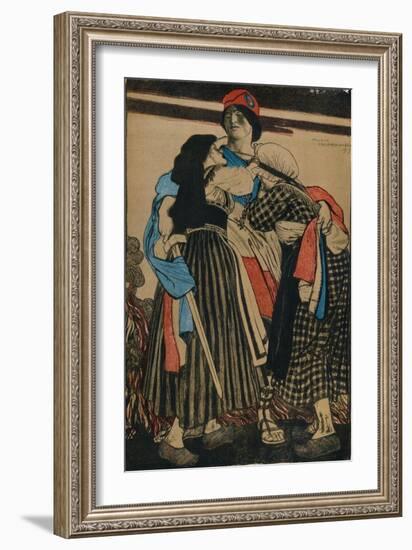 'The Restoration of Alsace-Lorraine To France', 1917-Maurice Greiffenhagen-Framed Giclee Print