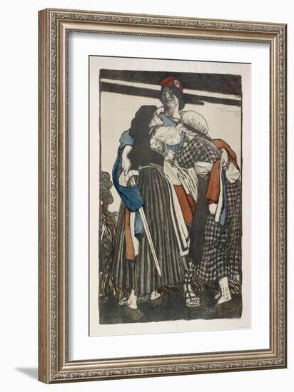 The Restoration of Alsace Lorraine to France, 1917-Maurice Greiffenhagen-Framed Giclee Print