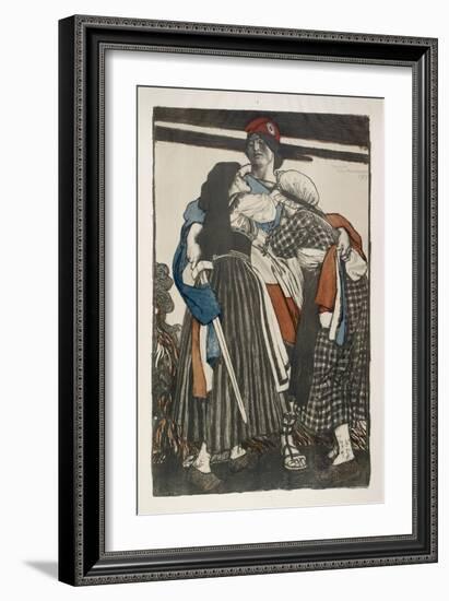 The Restoration of Alsace Lorraine to France, 1917-Maurice Greiffenhagen-Framed Giclee Print