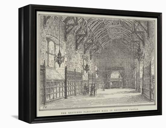 The Restored Parliament Hall in Edinburgh Castle-Frank Watkins-Framed Premier Image Canvas