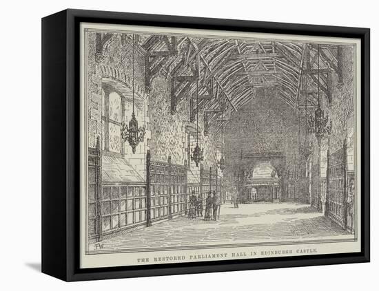 The Restored Parliament Hall in Edinburgh Castle-Frank Watkins-Framed Premier Image Canvas