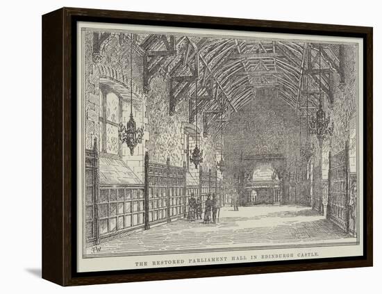 The Restored Parliament Hall in Edinburgh Castle-Frank Watkins-Framed Premier Image Canvas