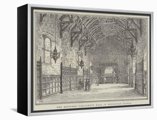 The Restored Parliament Hall in Edinburgh Castle-Frank Watkins-Framed Premier Image Canvas