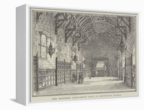 The Restored Parliament Hall in Edinburgh Castle-Frank Watkins-Framed Premier Image Canvas